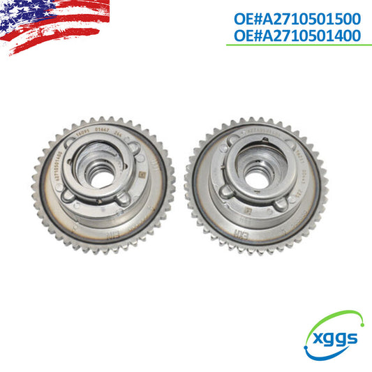2x Camshaft Adjuster Gear Intake and Exhaust Fits for Mercedes-Benz M271 W204 A2710501400