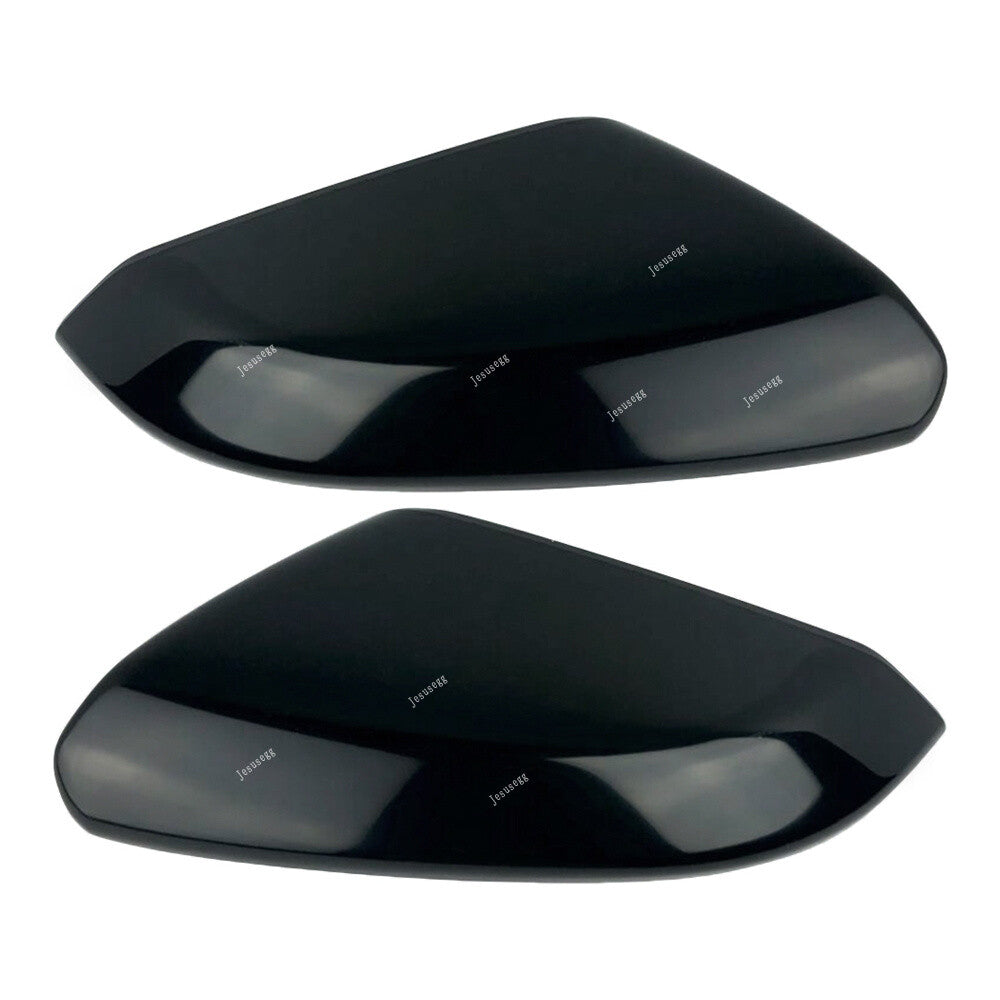 2x Mirror Cap Replacement Front RHLH for Honda for Civic 2016 2018 2019 2020 Black