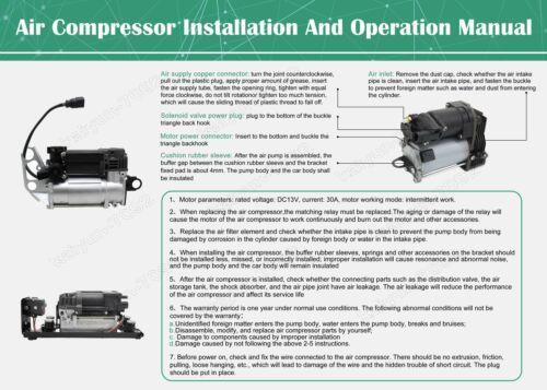 Air Suspension Compressor Pump w/ Block Valve+Bracket for BMW E70 X5 E71 X6 E72