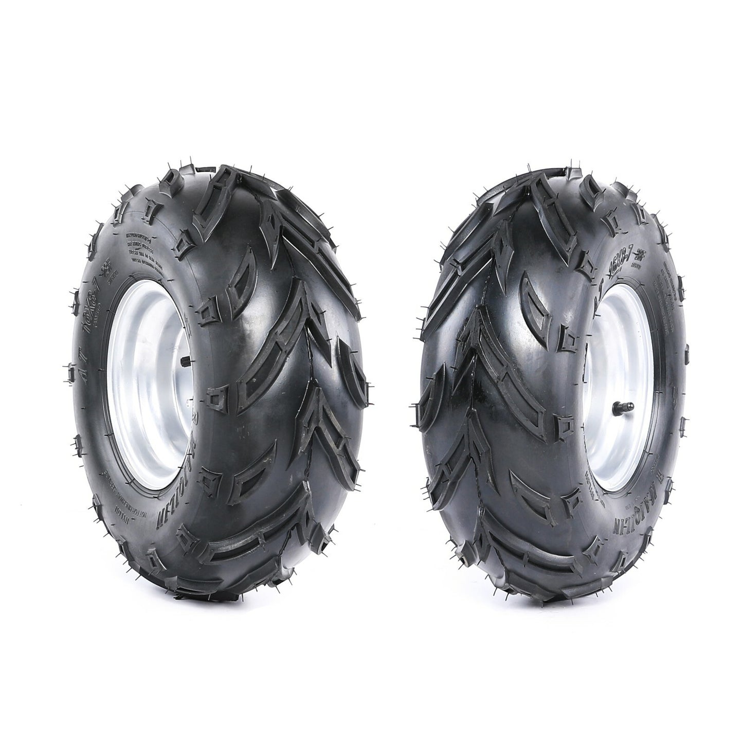 2-pack of 3 studs, 16x8-7 tires and rims, all-terrain vehicle, front and rear tires, 110cc/125cc, four-wheel go-kart.