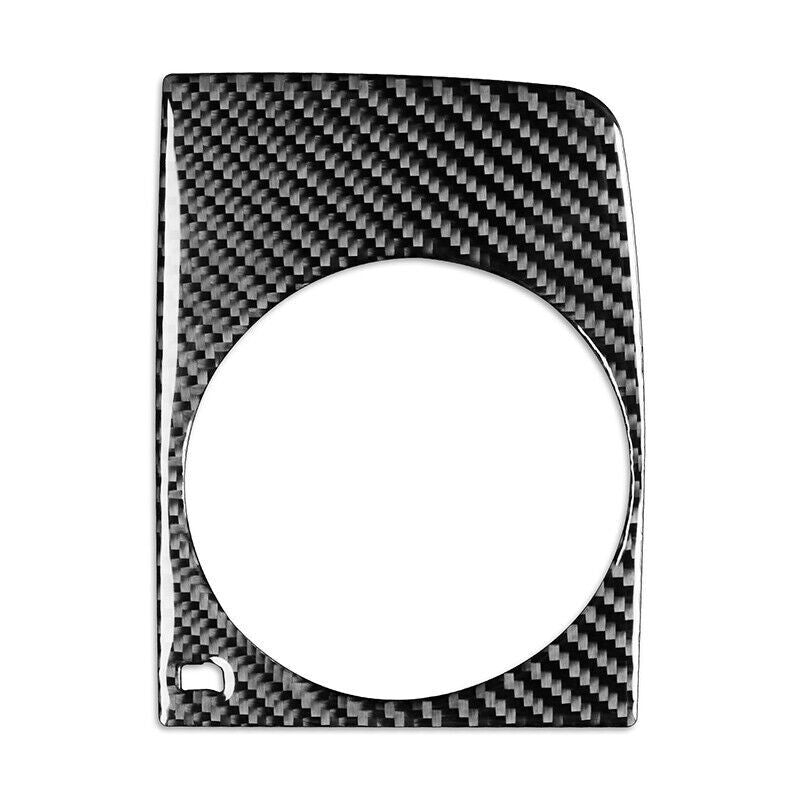 Real Carbon Fiber Car Water Cup Holder Cover Trim Fit for Audi Q7 2005-2015 1PCS