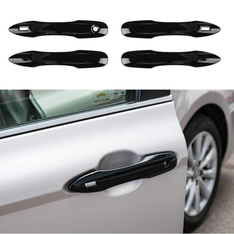 Gloss black car side door handle cover trim suitable for Toyota for Camry 2018 - 2025