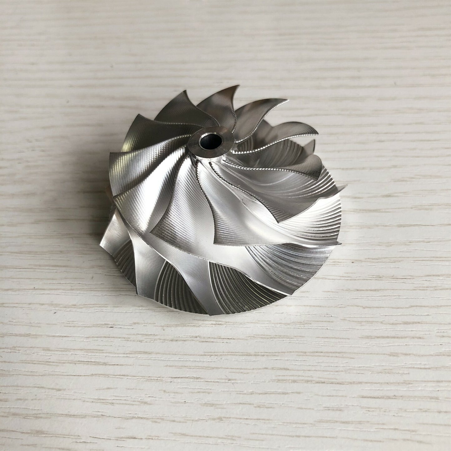 K16 54.70/67.00 mm 11+0 insert tip milling performance billet compressor wheel