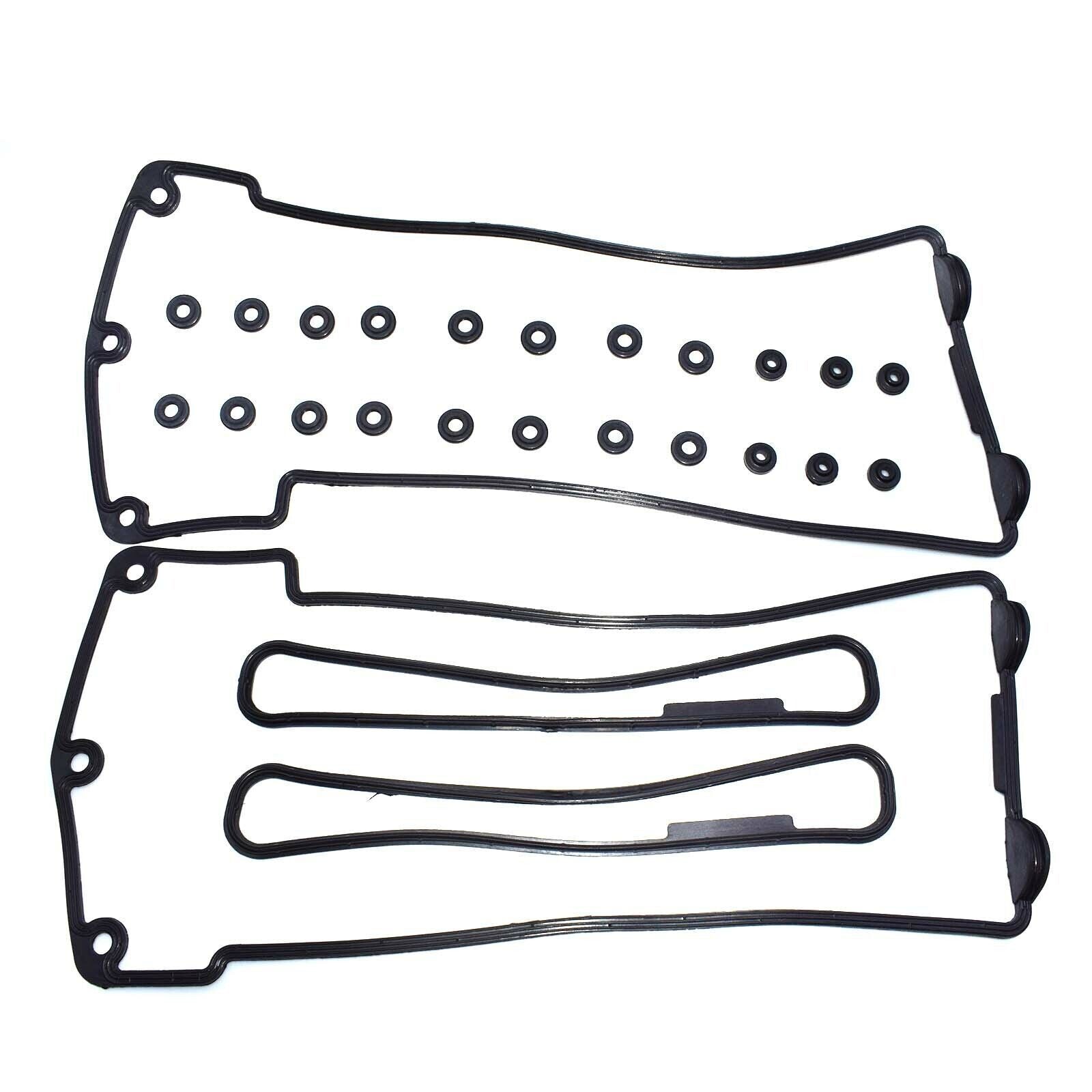 for BMW E38 E39 E53 540i 740i 740iL X5 New Valve Cover Gasket Left  Right Set