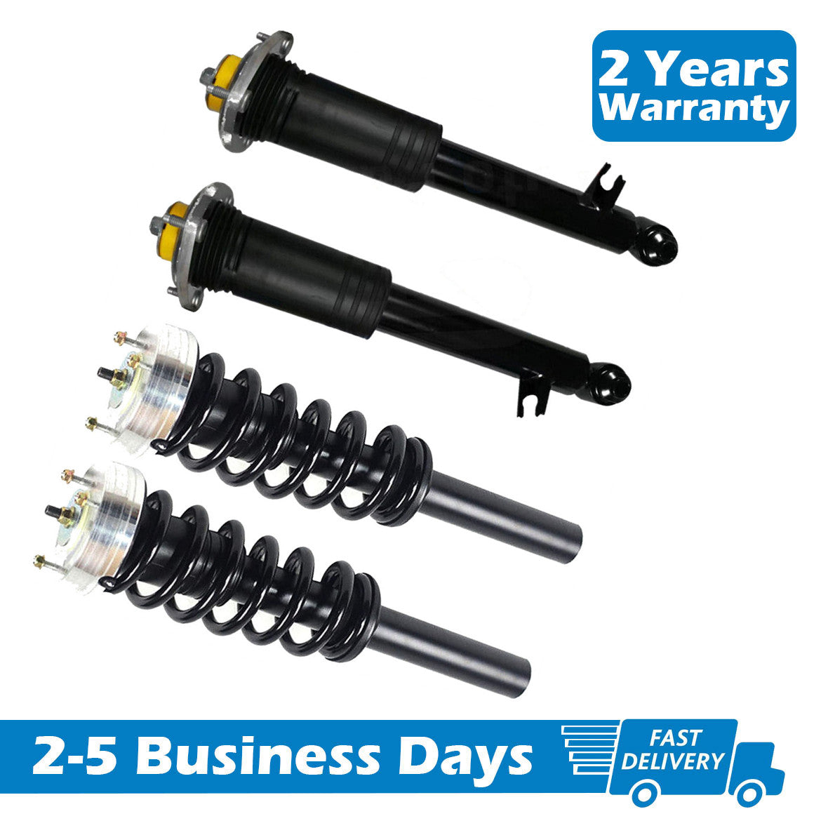 4PCS Front Rear Shock Struts Assembly W/O EDC for BMW X5 E70 X6 E71 2007-2014