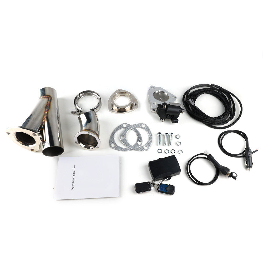 3 3inch Stainless Exhaust Valve Dump Valve Control Motor ManualRemote Switch