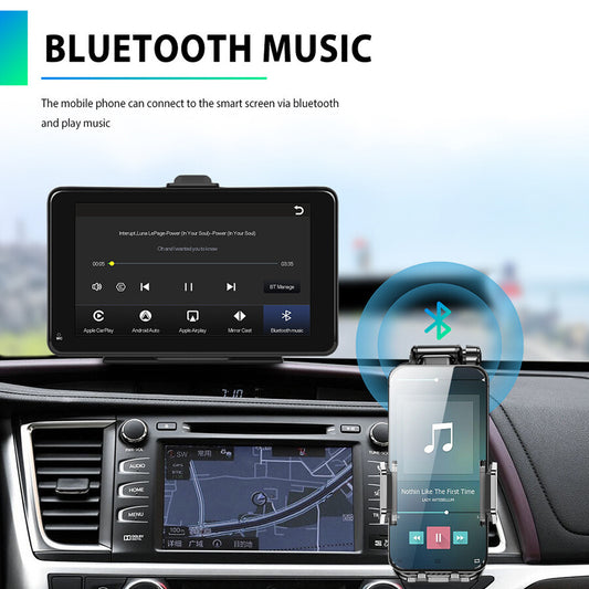7-inch for smart screen player with touchscreen, wireless CarPlay and Android Auto Radio