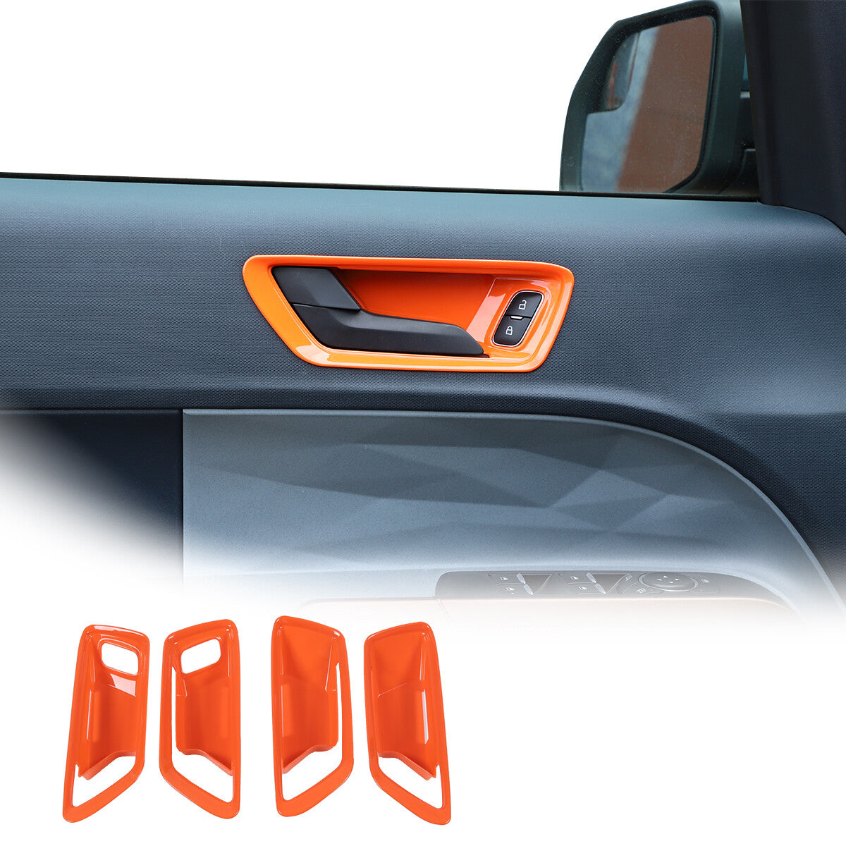 4-Piece ABS Carbon Fiber Exterior Door Handle Covers for Toyota 86/ for Subaru BRZ (2012-2022)