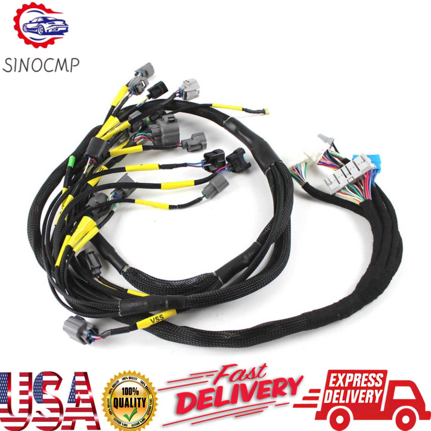 Engine Wiring Harness CNCH-OBD2-1 CNCHOBD21 Fits for Civic for Acura Integra B18 B16