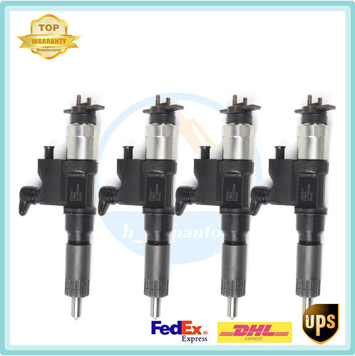 4 Fuel Injectors 8976097890 8976097896 095000-6373 for Hitachi ZX200-3 4HK1 6HK1