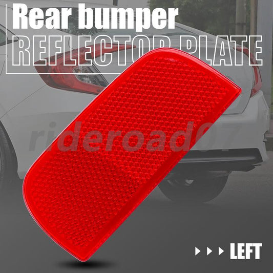 Rear Left Bumper Trim Reflector for Honda for Civic Sedan or Coupe 2016-2021