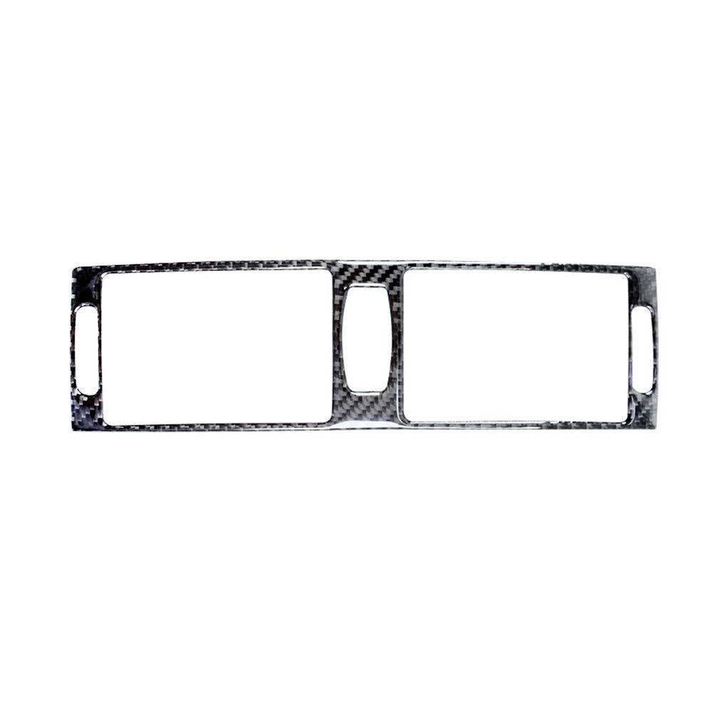 Carbon Fiber Central Vent Outlet Cover Trim for BMW X5 E70 X6 E71 2011-2013