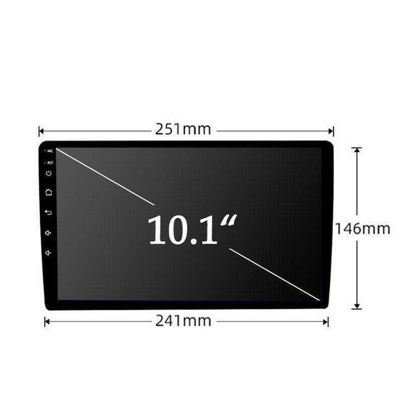 Auto 1 Din 10Android 11 Stereo GPS Navigation MP5 Player WiFi Radio Bluetooth