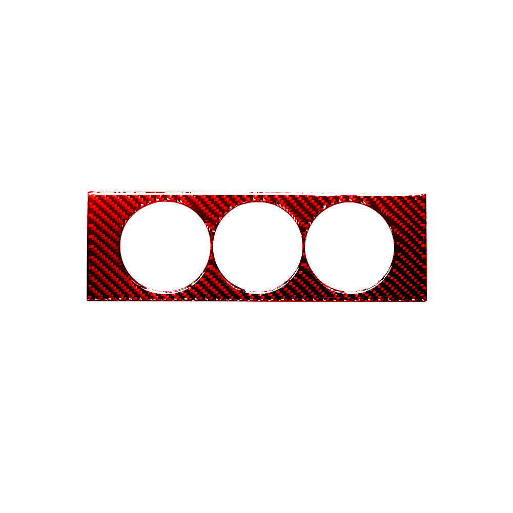 Red Carbon Fiber Air Conditioned Outdoor Frame Trim for Jeep for Wrangler 2007-10