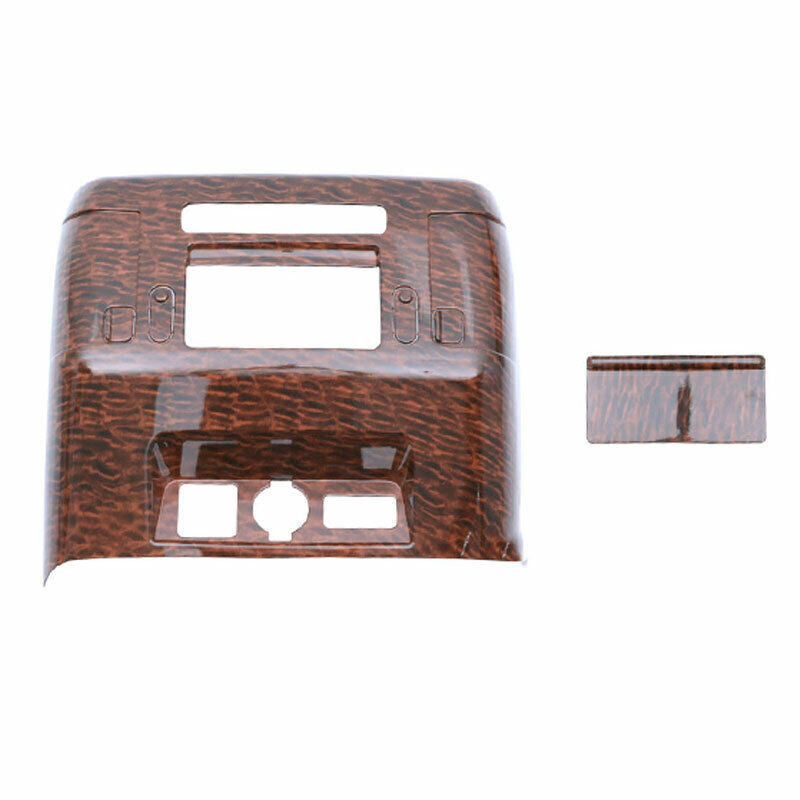Inner Rear Air Outlet Vent Frame Trim for Nissan Armada Y62 2017-2020 Brown Wood