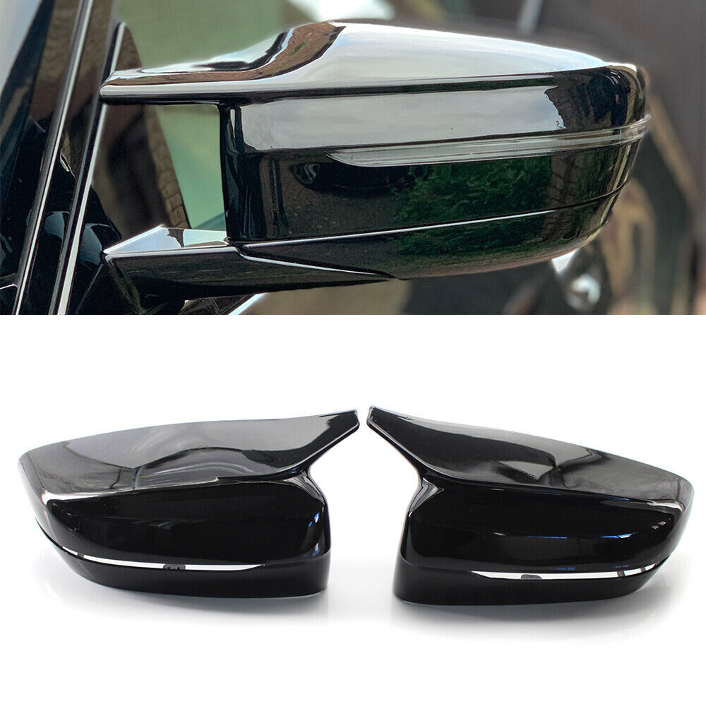 for BMW G30 G20 2017-2020 M STYLE GLOSSY BLACK REAR SIDE WING MIRROR COVER CAP