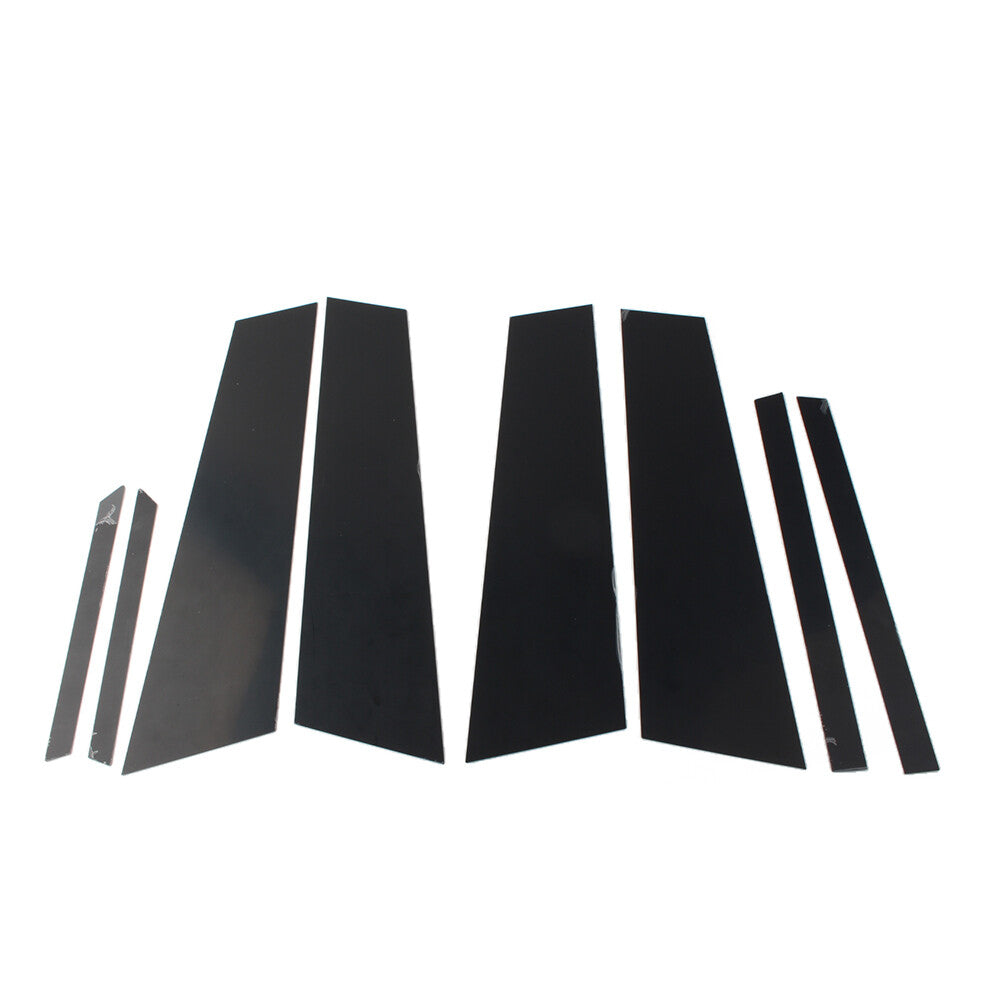 8 Pcs Bright Black Car Door Window Pillar Post Cover Trim for BMW X2 F39 2018-21