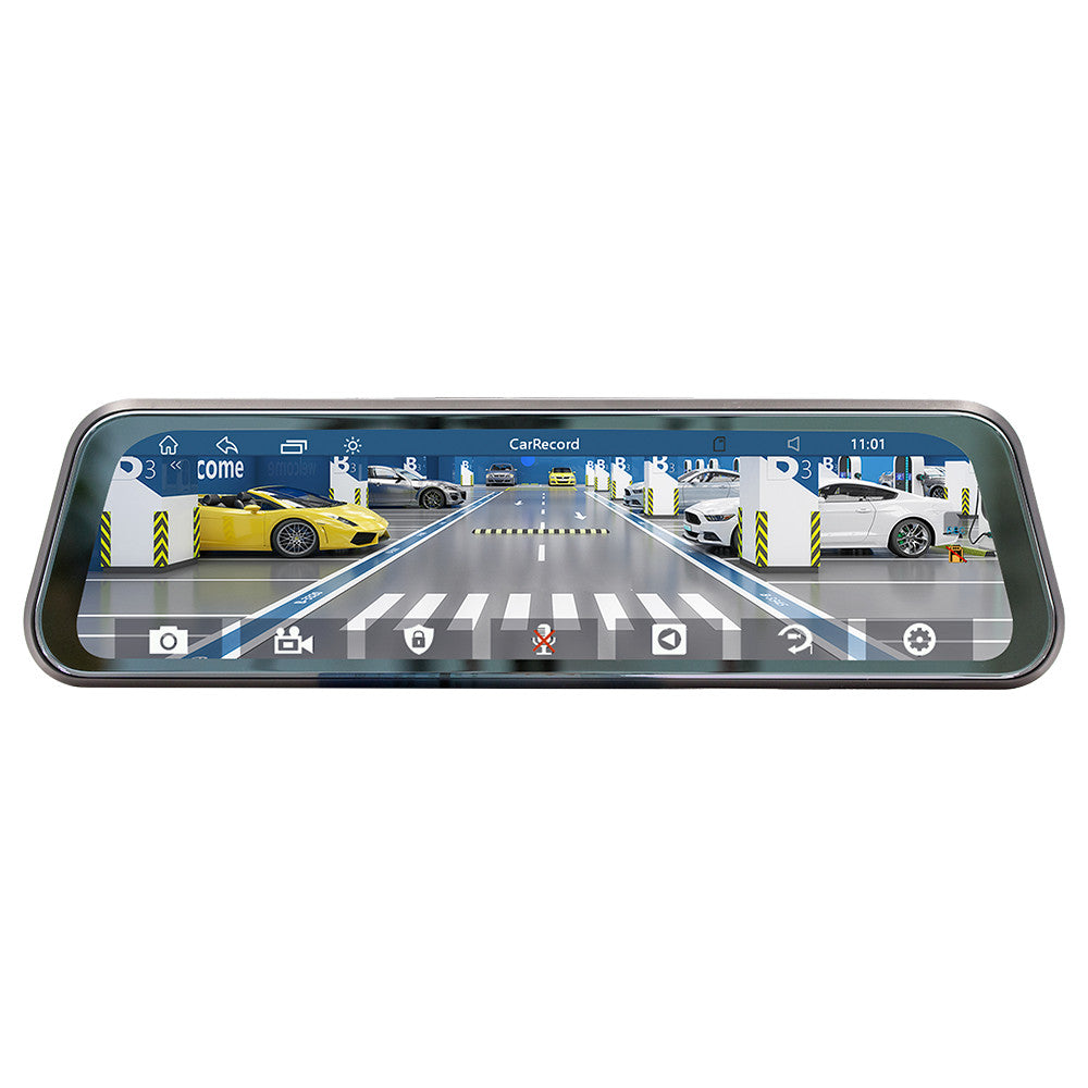 For Apple CarPlay Touch Screen BT Car DVR Camera Dash Cam for Smart Rearview Mirror