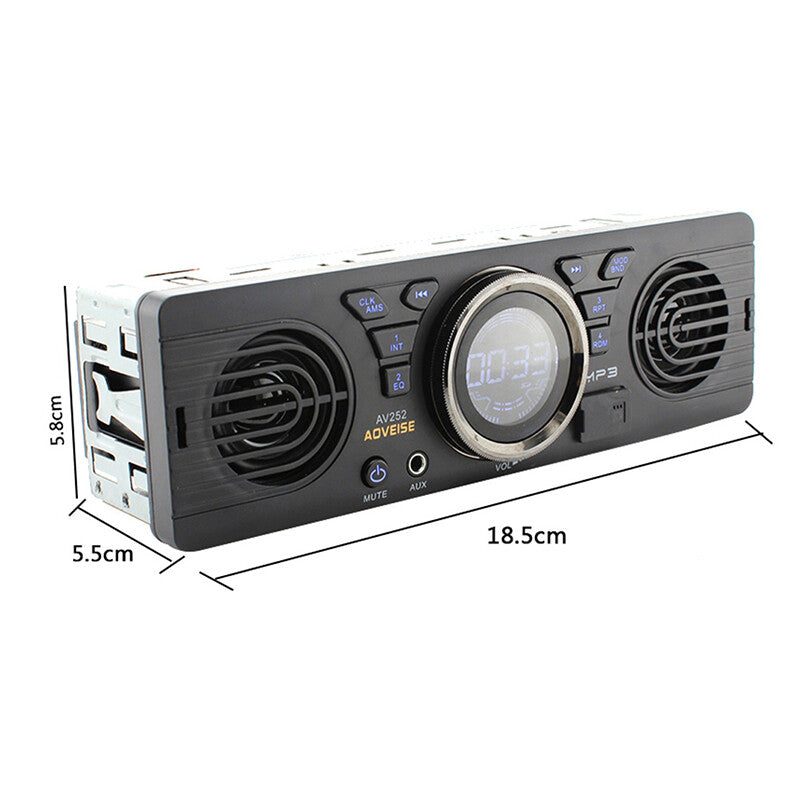 Car Stereo Radio Bluetooth MP3 Audio Player FM USB SD AUX Digital LCD Handsfree