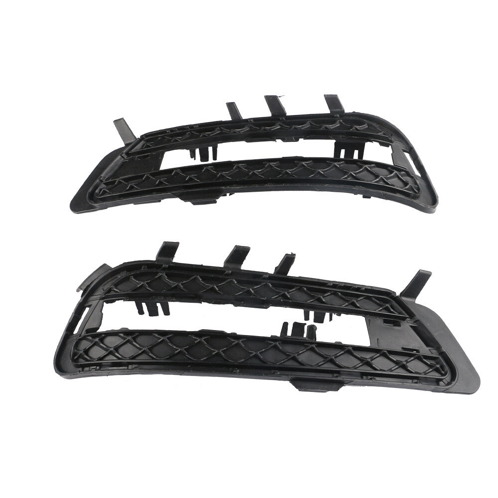 Pair Front Bumper Grille Fog Light Cover for MERCEDES E CLASS E350 E550 09-16