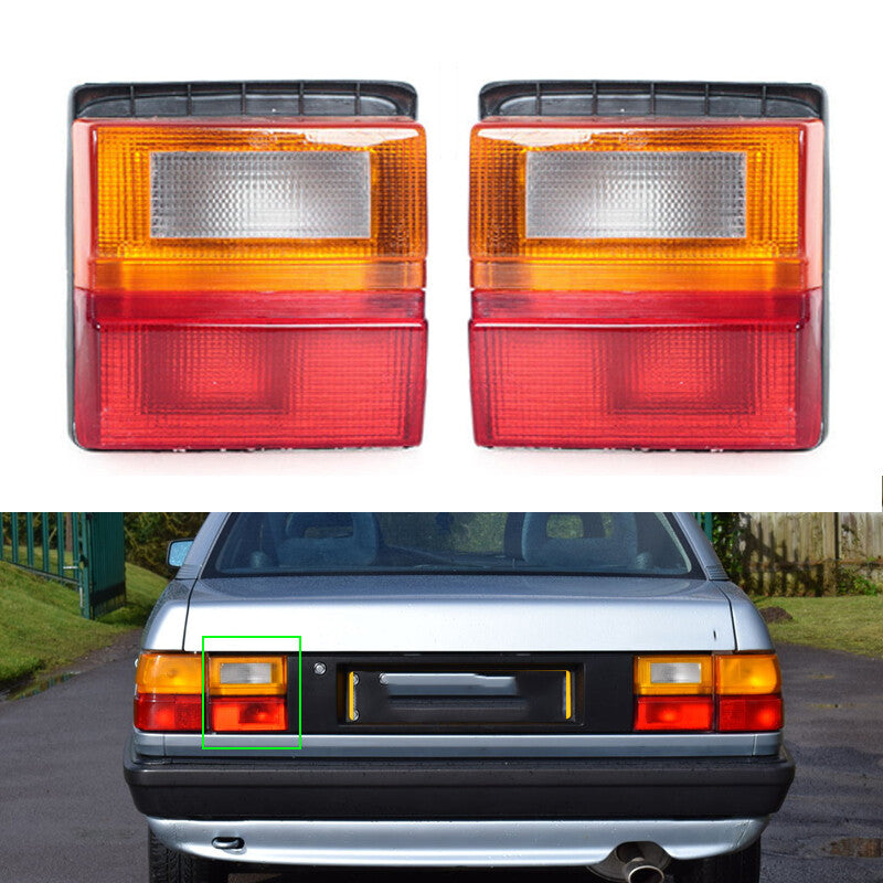 Inner Rear Tail Light Brake Light 1 Pair for Audi 100 C3 Sedan1983-1990