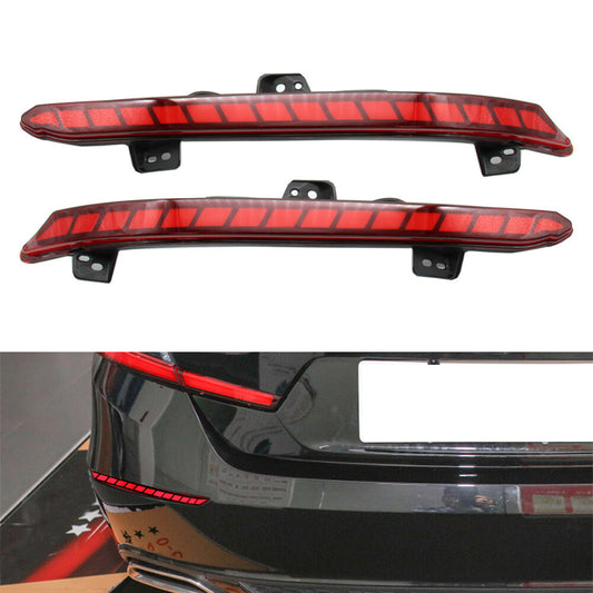 Rear Bumper Lamp LED Reflector Tail Brake Light for Honda Accord 2018-2021