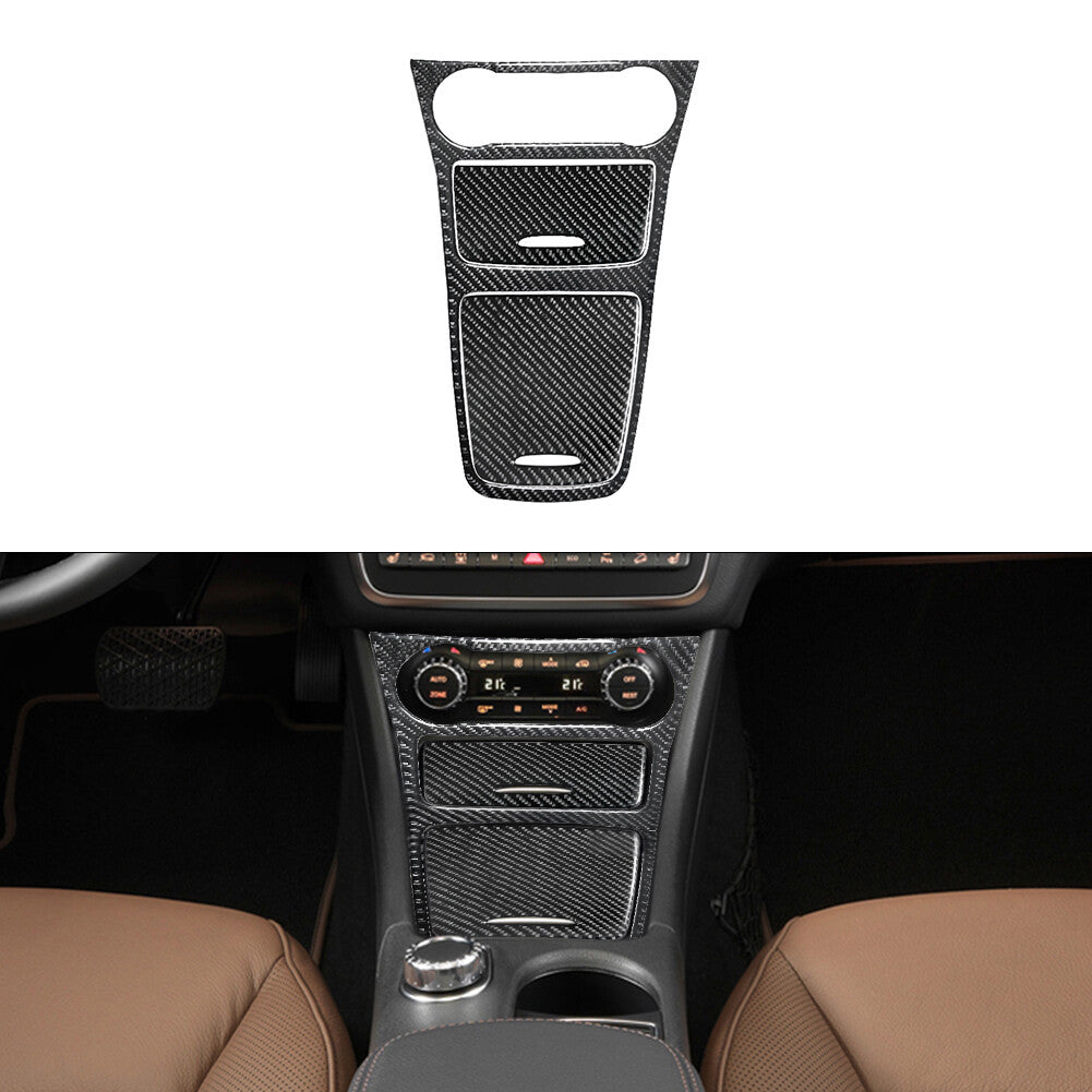 3Pcs Central Control Trim Cover for Mercedes Benz CLA 2014-2018/GLA 2015-2018