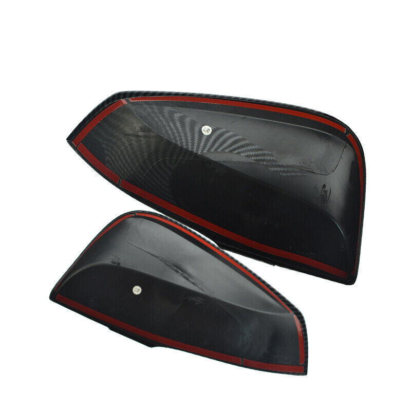 for Toyota Highlander 2020-2022 Pair Carbon Fiber Rearview Mirrors Cover Trim