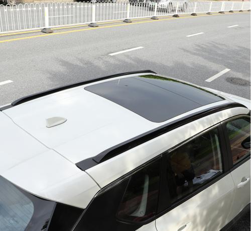 Suitable for 2021 and 2022 for Nissan Rogue, gloss black roof rail side rail luggage compartment cover trim