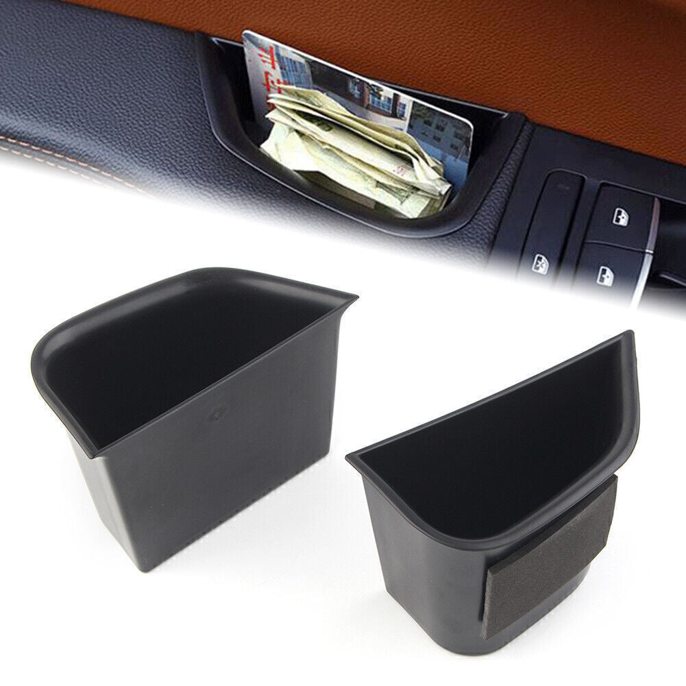 2 Pcs Car Front Door Handle Armrest Storage Box Fits for Alfa Romeo Giulia 2017-2019