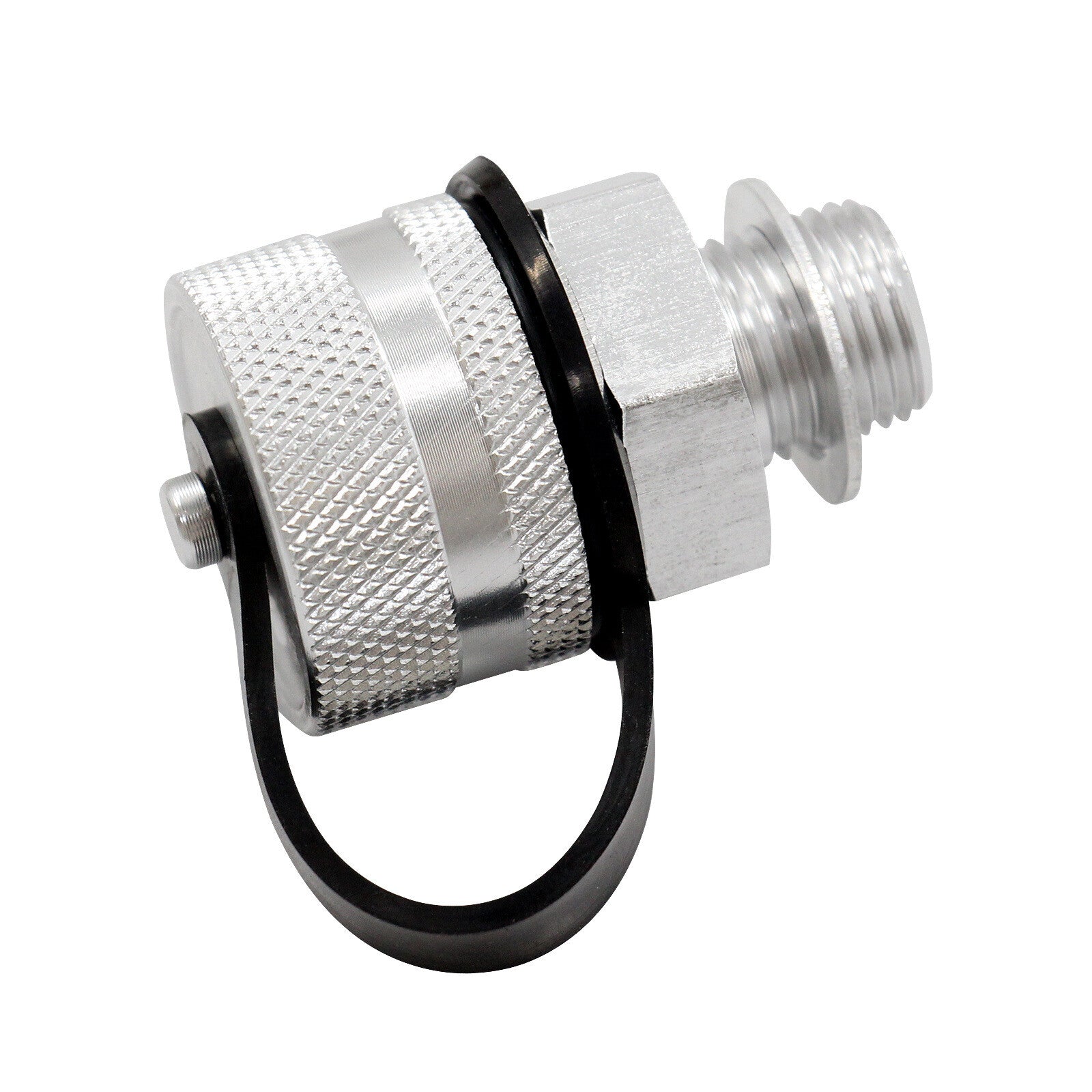 Quick Twist drain valve for M12-1.75 stainless steel drain hose accessories - no mess.