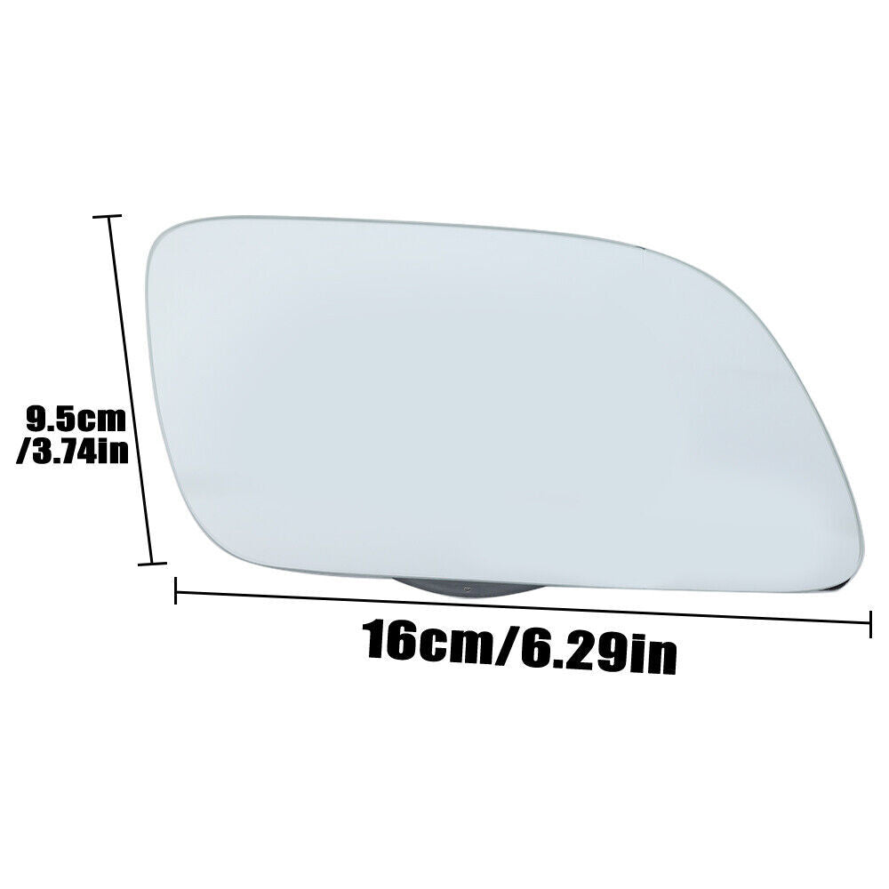 2¡Á for VW Polo MK4 2002-2005 Mirror Glass Exterior Mirror With Heater Left+Right