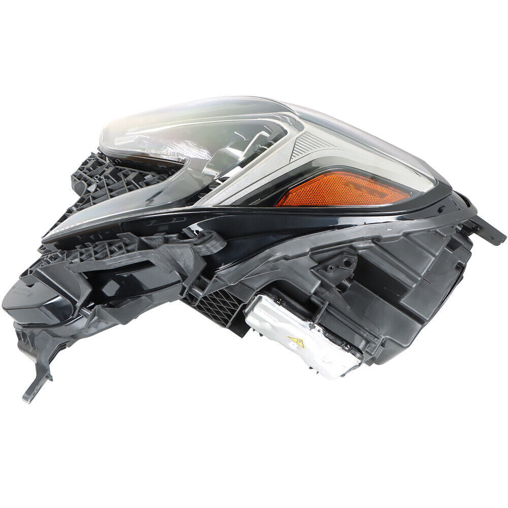 Headlights Right For 2018-2021 for GMC Terrain Headlamps Clear Xenon HID Chrome