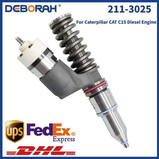 New Diesel Fuel Injector 211-3025 2113025 10R-0955 Caterpillar CAT C15 Engine