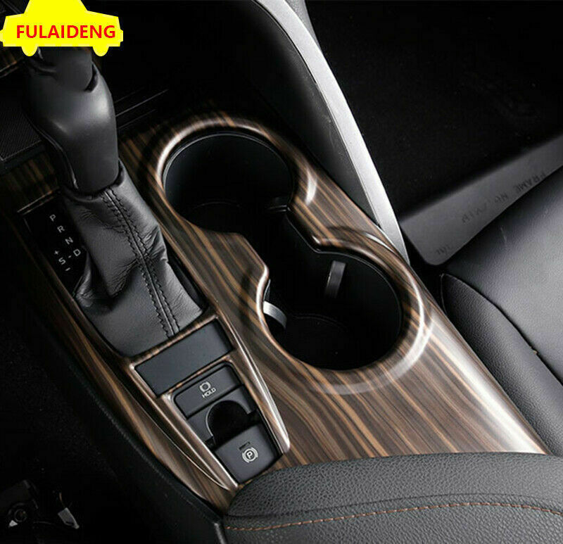 for Toyota for Camry 18-23 Matte Peach Wood ABS Interior Gear Shift Box Panel Decor