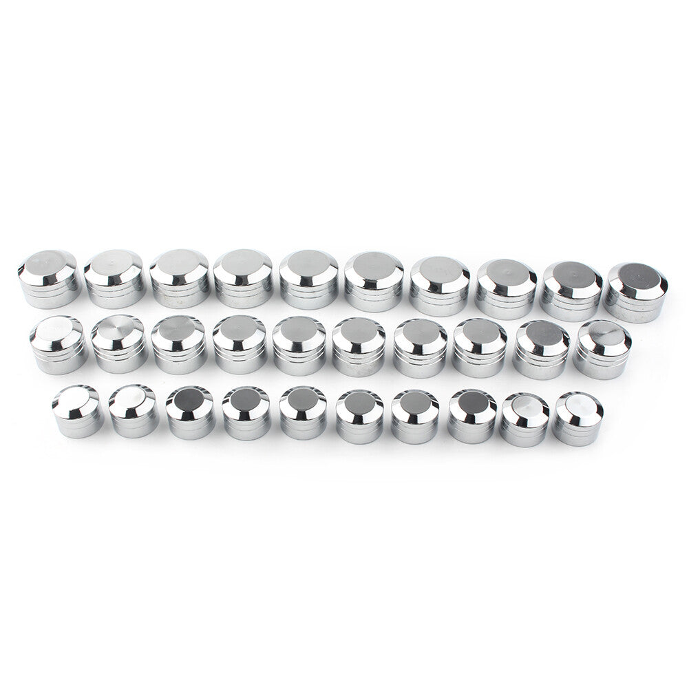 Inner 9mm Schrauben Motor Bolt Topper Caps Cover for Harley Sportster Chrome US