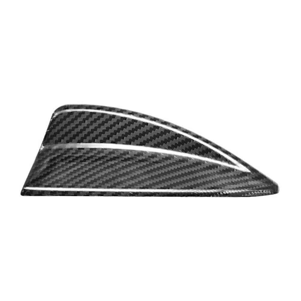 Black Carbon Fiber Car Shark Fin Antenna Aerial Cover Fit for BMW 3Series E91 X1 E84