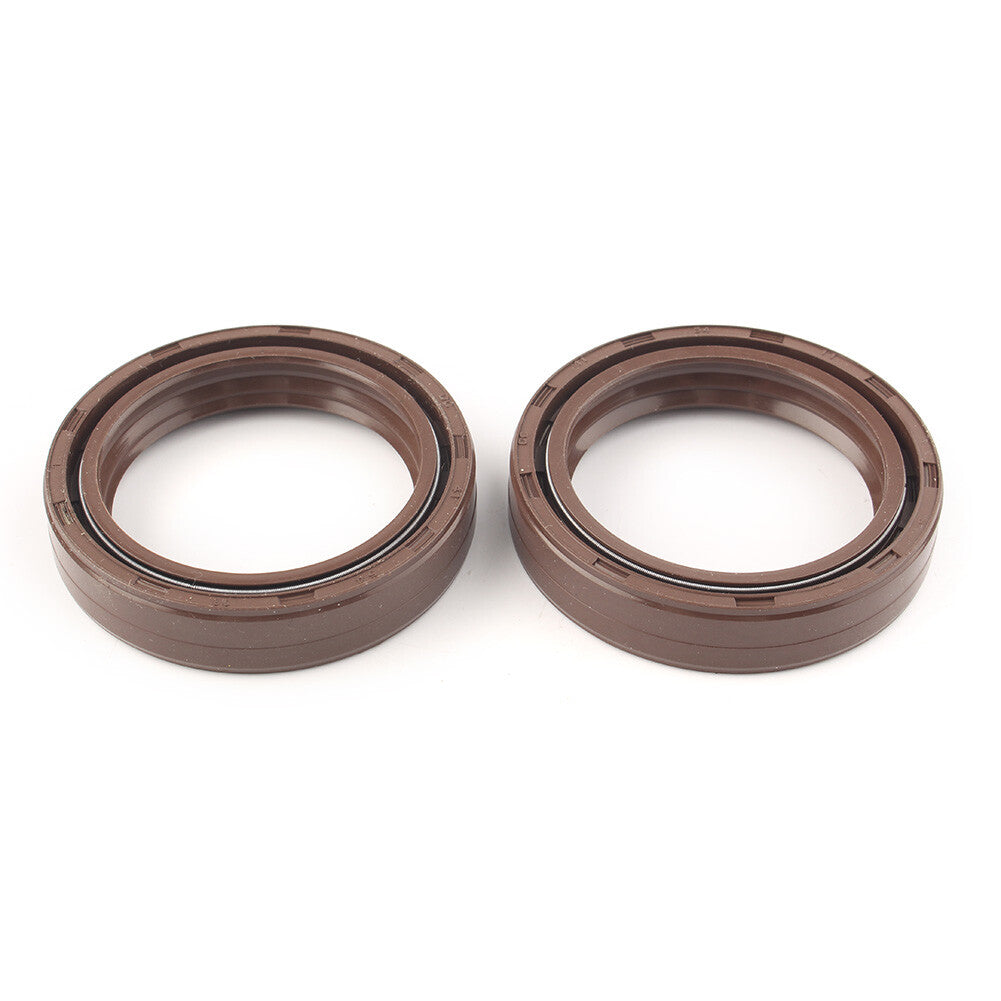 2x Brown Front Fork Oil Seal for Honda CBR 600RR 2005-2010 2006 07 09 08