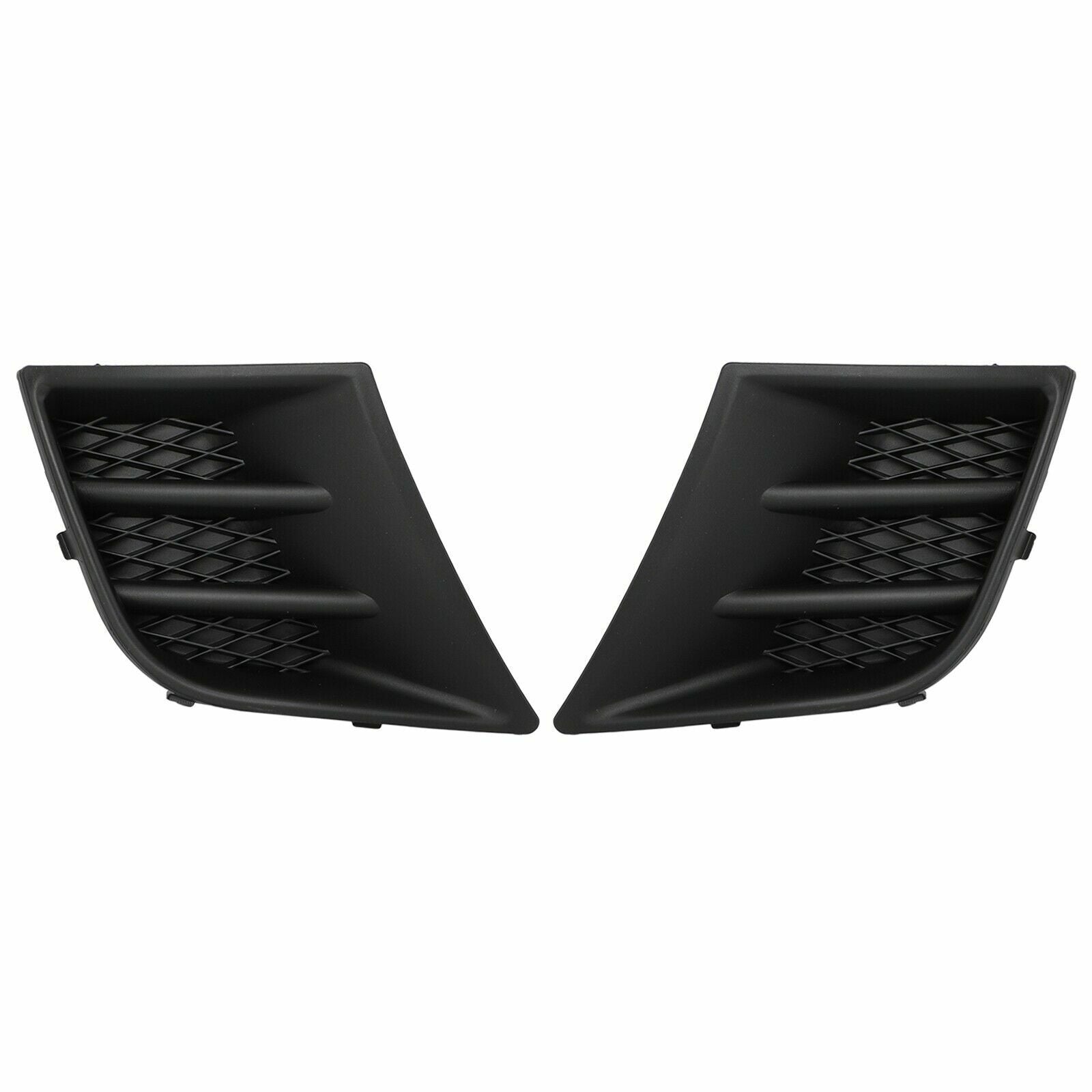 Suitable for Peugeot 107 models from 2009, 2010, 2011, and 2012, featuring dual front bumper fog grilles without light vents.