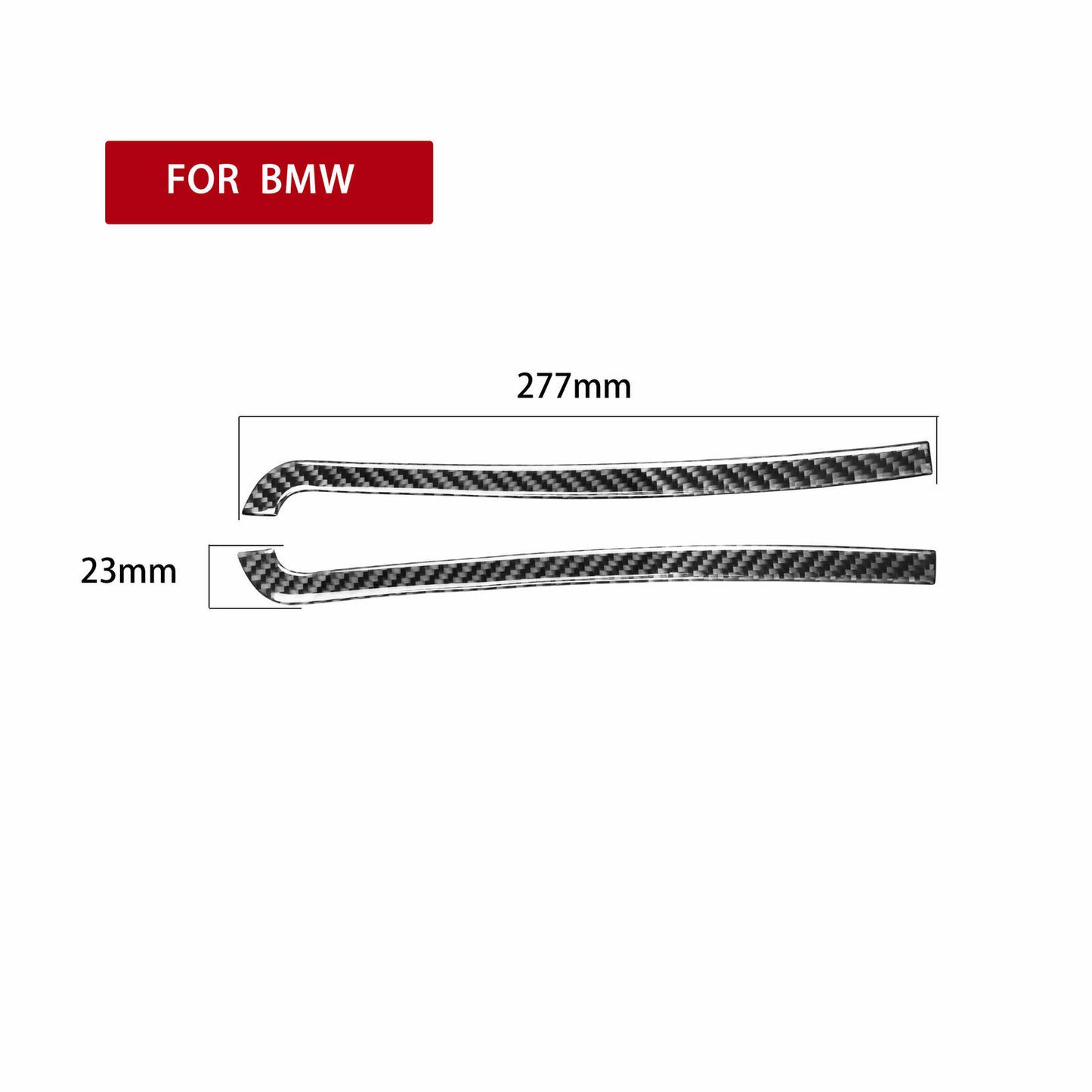 Carbon Fiber Interior Ring Trim Cover Fit for BMW X5 X6 F15 F16 2014-17
