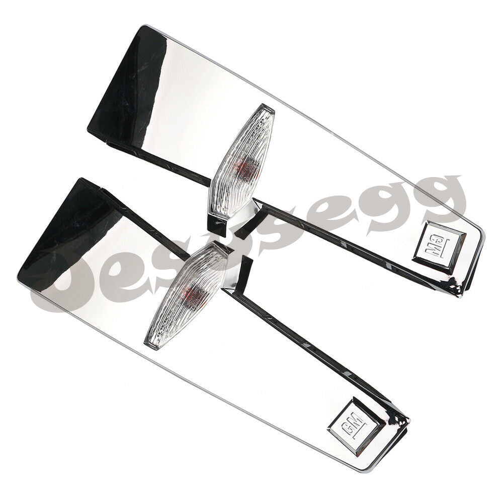 x2 Front Side Marker Repeater Fender Mounted for 2010-2012 for Cadillac SRX