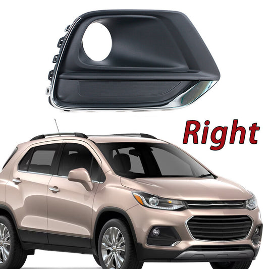 Right for Chevrolet Trax Tracker 2017-2019 Fog Light Cover Grille With Holes
