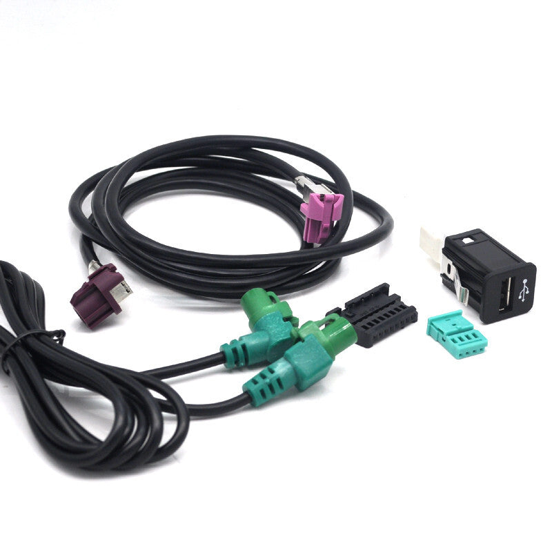 Retrofit Navigation CABLE USB socket idrive power connector for BMW CIC CID