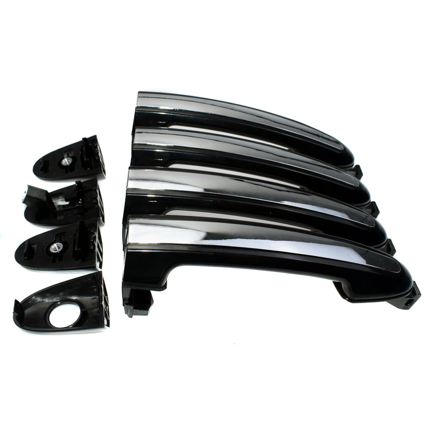 4PCS Exterior Chrome Door Handle FL RL RR for Hyundai Santa Fe 2007-2012