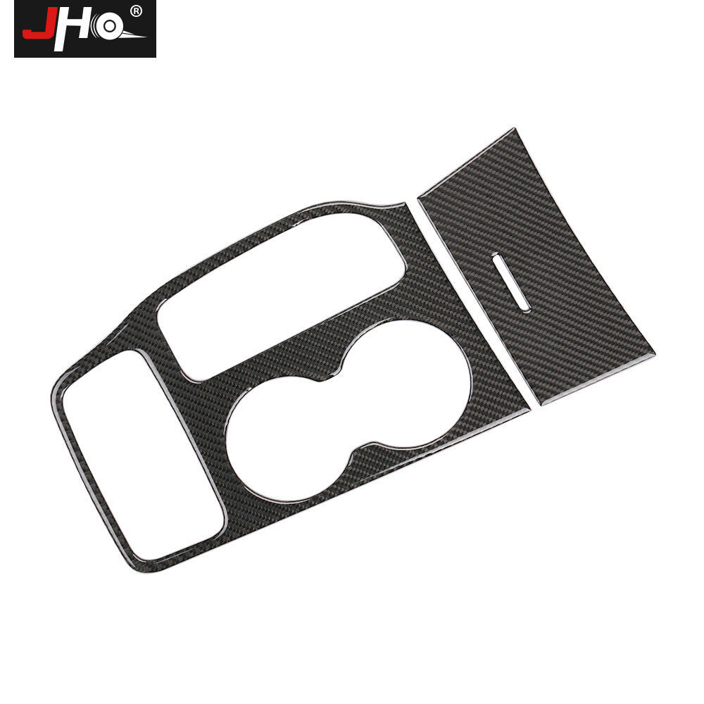 for Jeep Grand Cherokee 16-18 Thin Carbon Water Cup Holder Panel Cover Stickers
