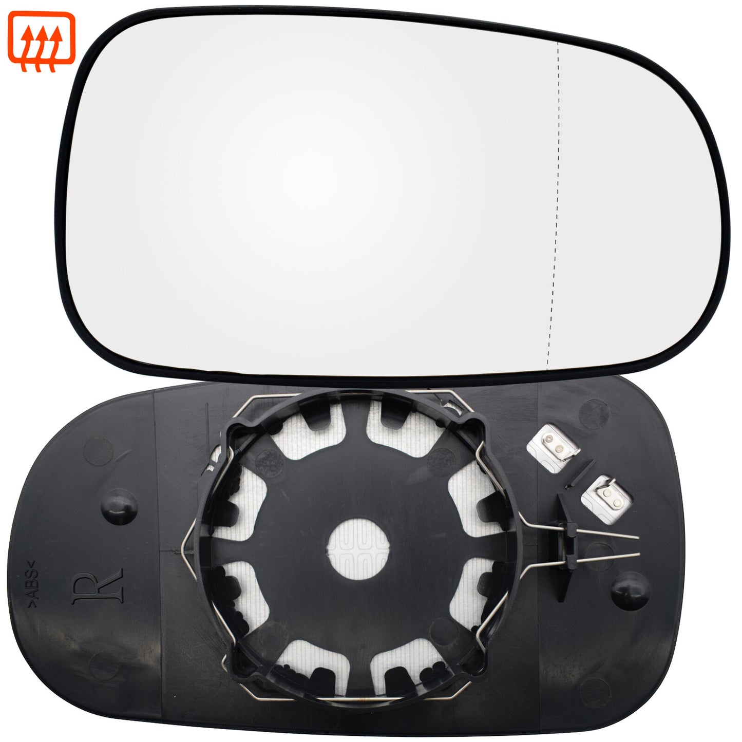 Right Driver Side Wing Mirror Glass Heated Blind Spot for Saab 9-5 9-3 2003-2008