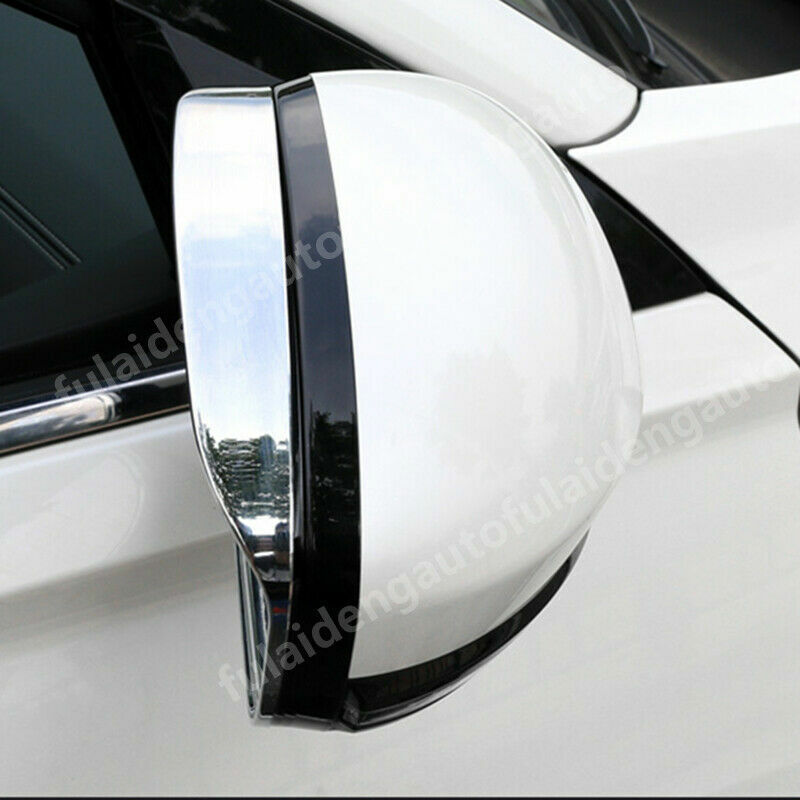 2For for Nissan Teana Altima 2019-2023 Chrome ABS Rearview Mirror Rain Eyebrow Frame
