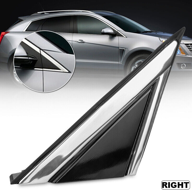 Right passenger mirror corner triangle molding fender for Cadillac SRX 2010-2016