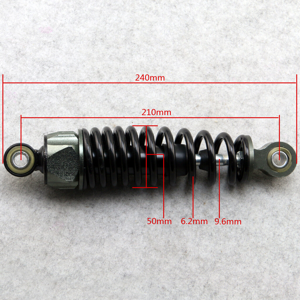 210mm Shock Absorber Rear Suspension Damper Adjustable Spring Pressure Pit bike