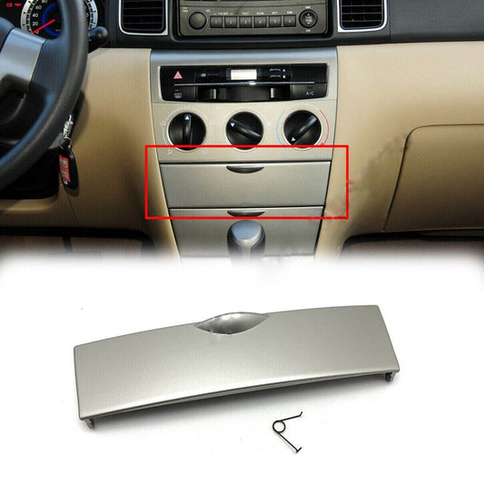 Silver Front Center Console Storage Box Panel Cover for Toyota for Corolla 03-08